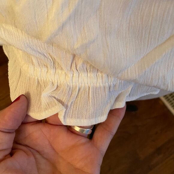 Loralette White Boho Off Shoulder Blouse - Picture 6 of 8